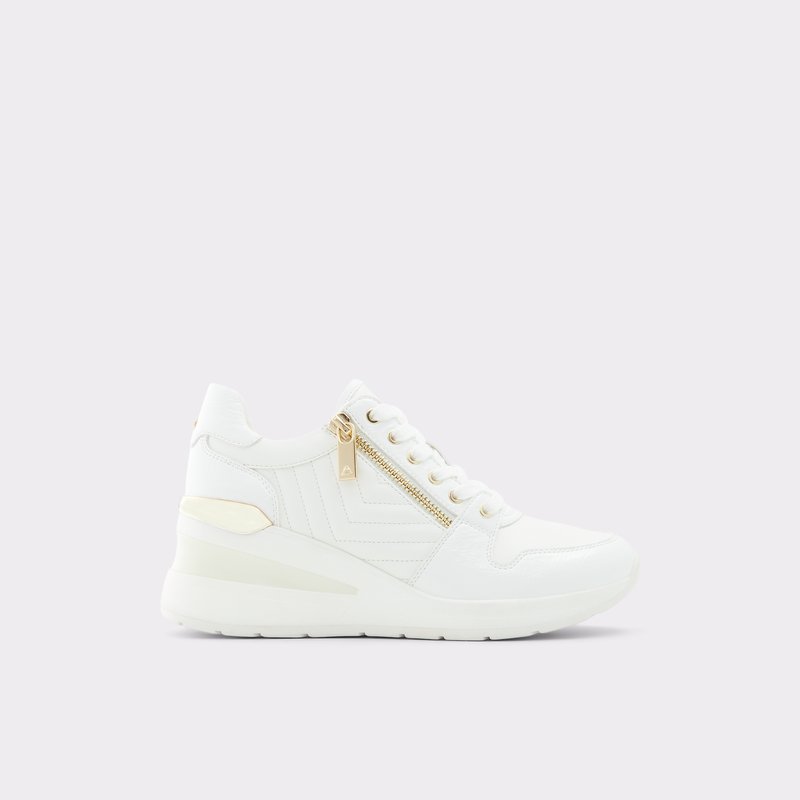 Baskets Aldo Adwiwia Wedge Femme Blanche | MFCUVN-241