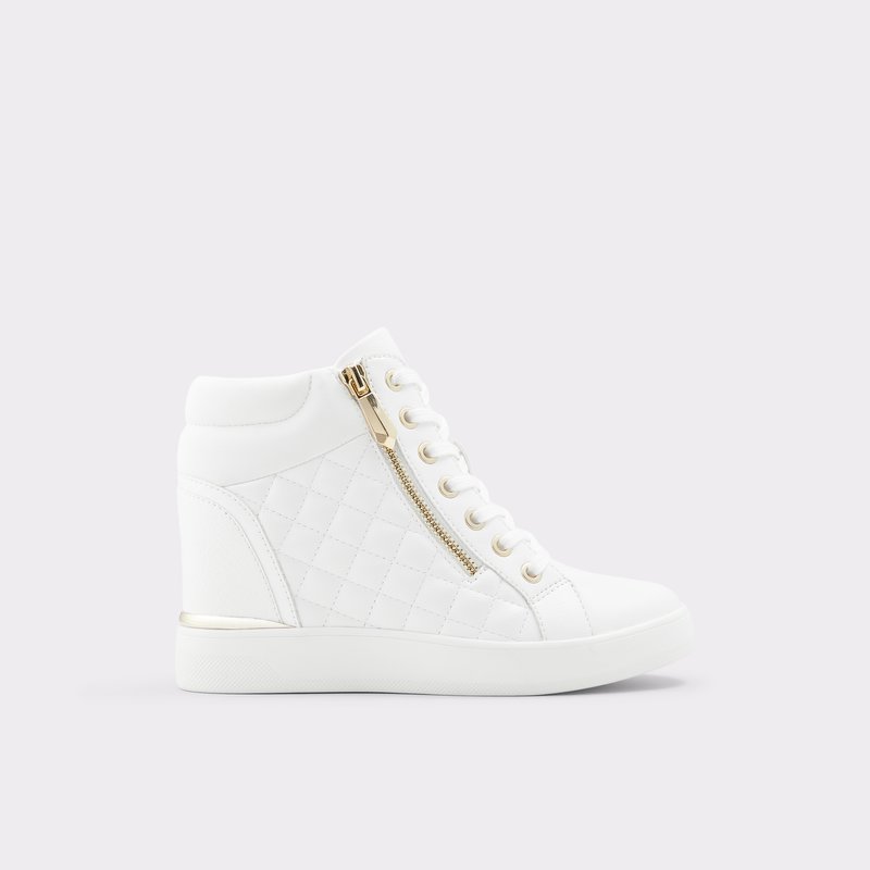 Baskets Aldo Ailanna Wedge Femme Blanche | SDNLEM-415