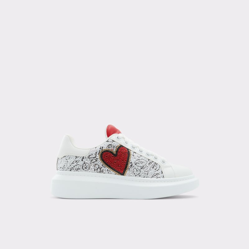 Baskets Aldo Bemine Dentelle Up Femme Blanche | HXOMUW-802