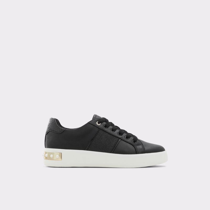Baskets Aldo Ciela Dentelle Up Femme Noir | APLTZQ-741