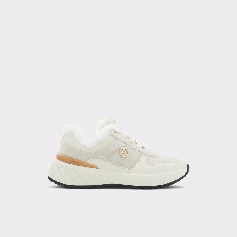 Baskets Aldo Citycozy Dentelle Up Femme Bone | VMFBRP-379