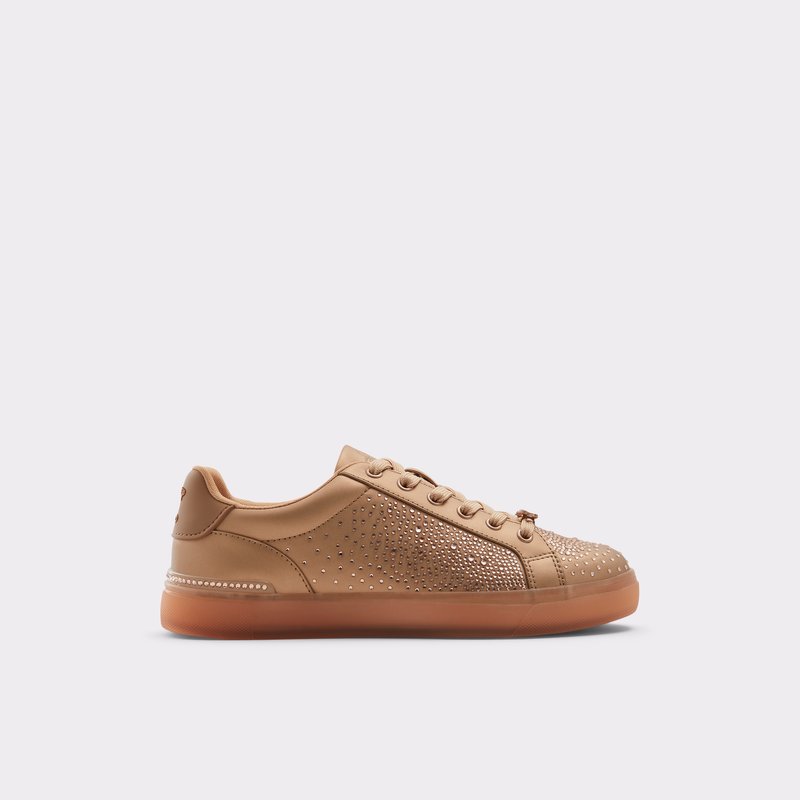 Baskets Aldo Glasssneaker Dentelle Up Femme Bone | BPJSZE-932