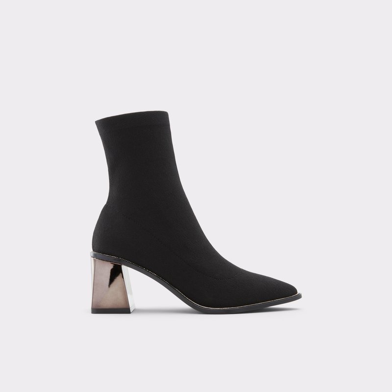 Bottes Chaussettes Aldo Galalith Femme Noir | QTNGBW-075