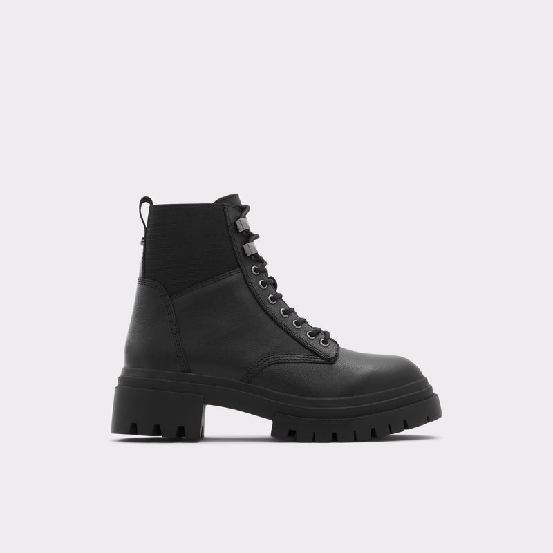 Bottes de combat Aldo Leap Femme Noir | UODMWT-768