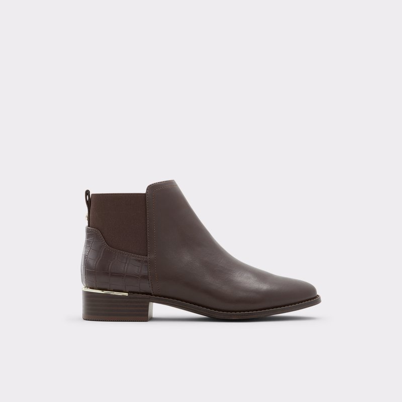 Bottines Chelsea Aldo Abyviel Femme Marron | DTJEZR-718