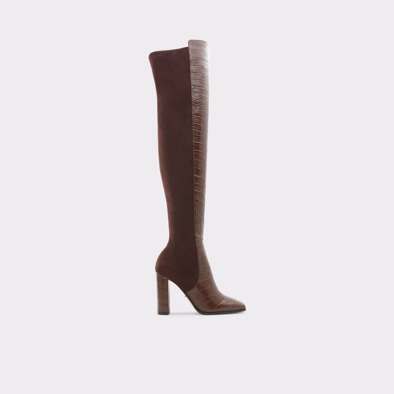 Over The Knee-Boots Aldo Choan Femme Marron | EILWMS-561
