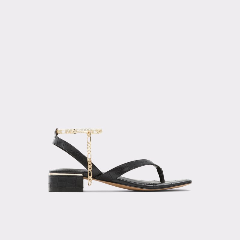 Sandales Casual Aldo Agralella Femme Noir | AEGIRM-068