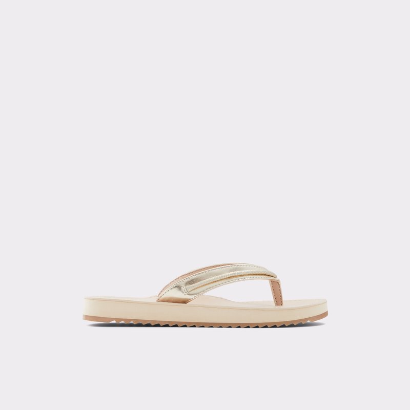 Sandales Casual Aldo Polo Femme Champagne | IBADXS-037