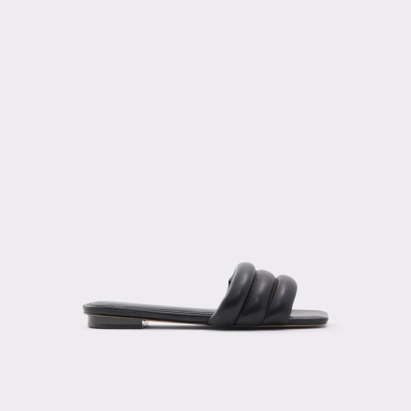 Sandales Plates Aldo Goani Femme Noir | SGLKIR-948