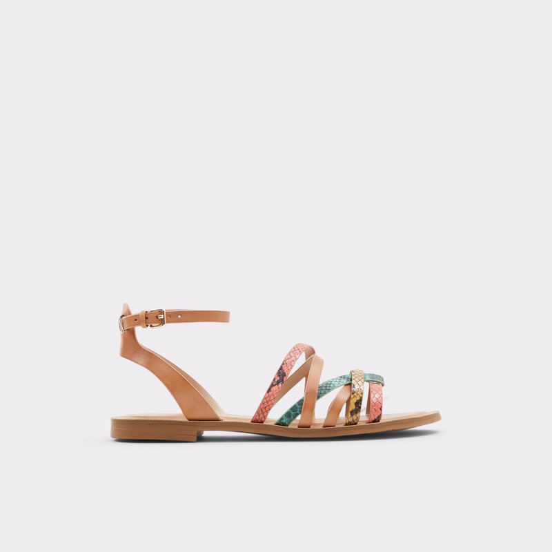 Sandales Plates Aldo Lucca Femme Orange | HVMILO-439