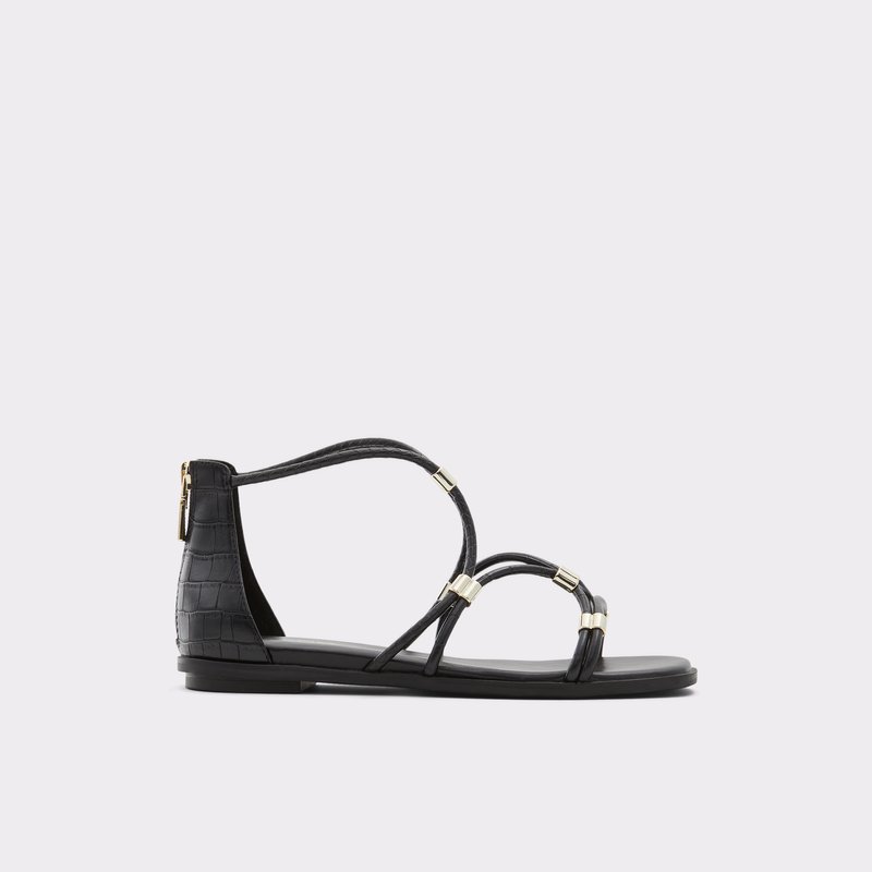 Sandales Plates Aldo Oceriwenflex Femme Noir | HIAXMS-735