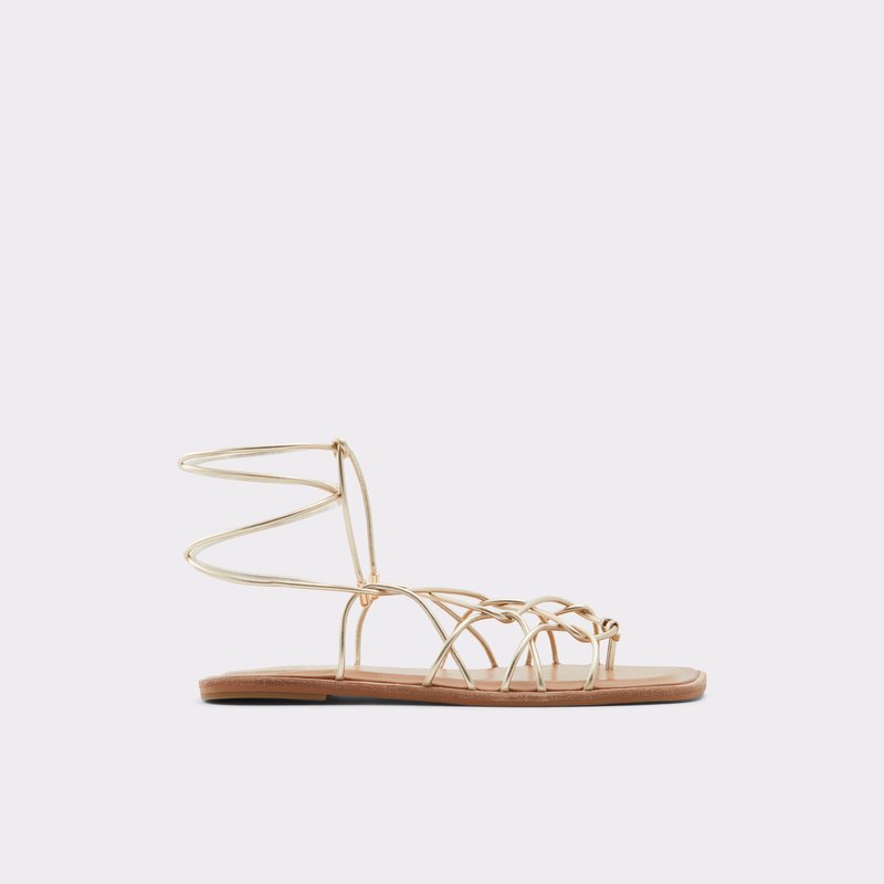Sandales Plates Aldo Posey Femme Champagne | LJUEGC-264