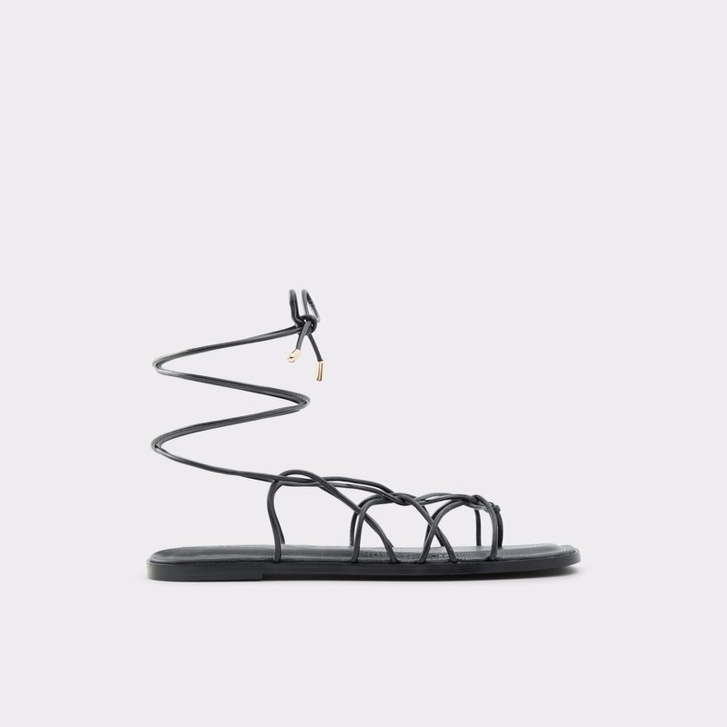 Sandales Plates Aldo Posey Femme Noir | KWVINP-718