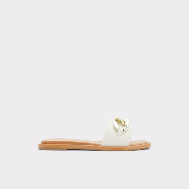 Sandales Plates Aldo Sydling Femme Blanche | ZSAFQU-025