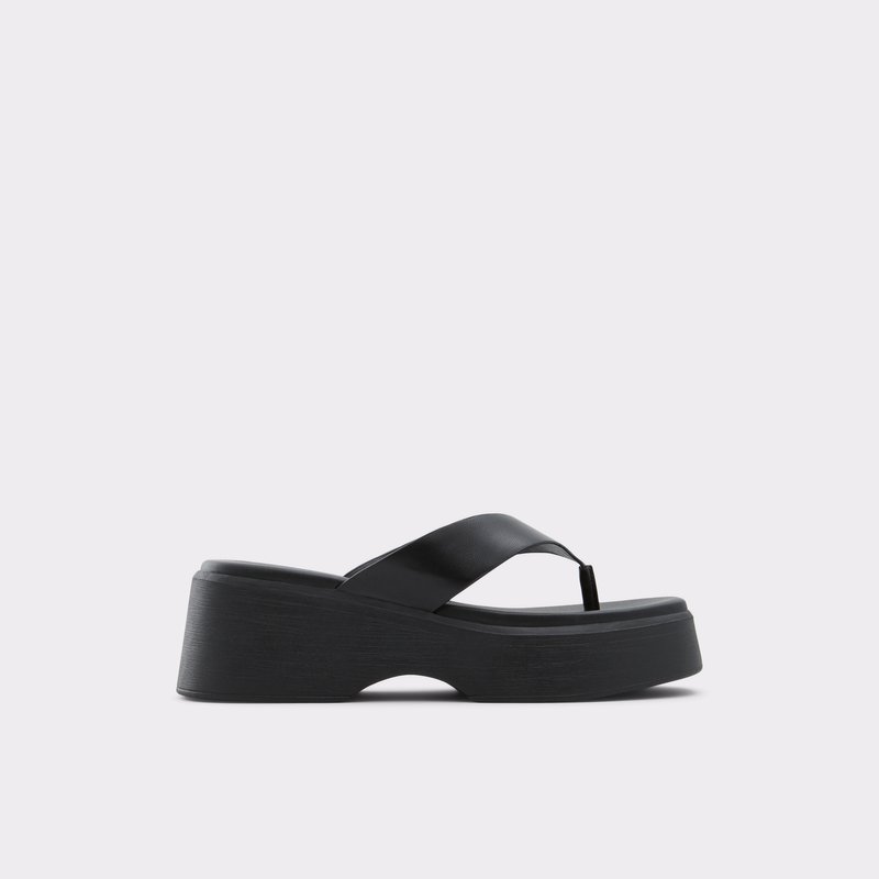 Sandales à Plateforme Aldo Delphy Femme Noir | HWPJGB-420