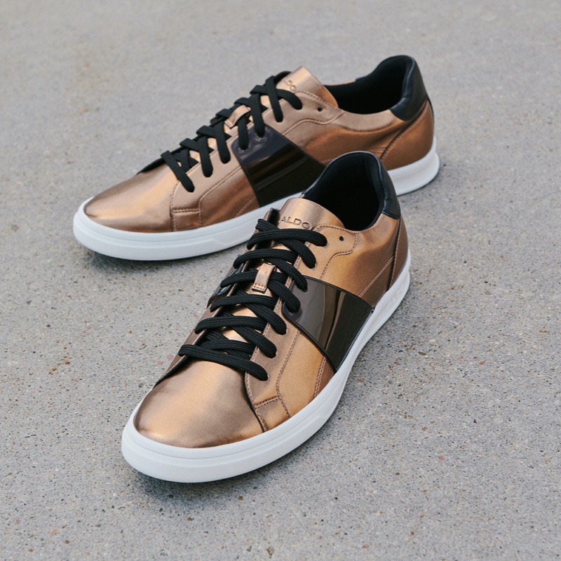 Baskets Aldo Abisinio Low Homme Cuivre | TQBZEN-189