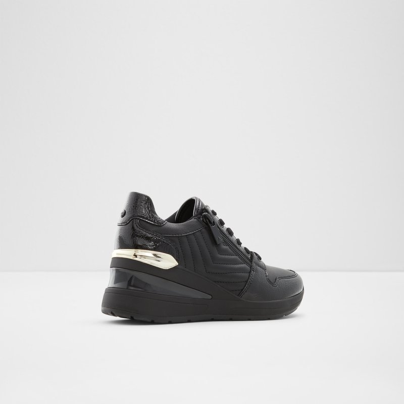 Baskets Aldo Adwiwia Wedge Femme Noir | HGSJXP-213
