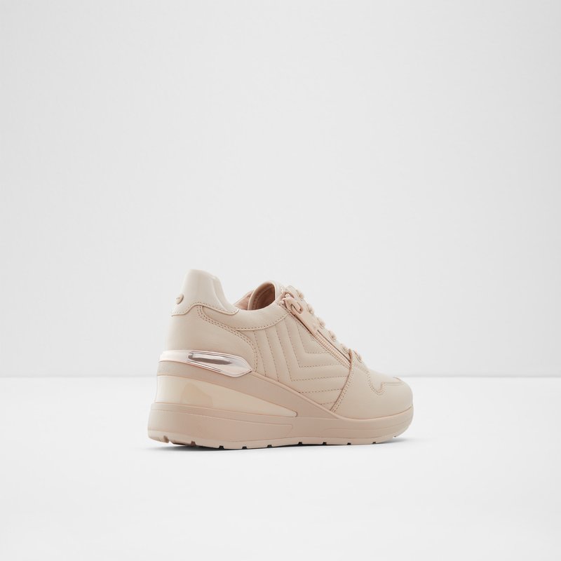 Baskets Aldo Adwiwia Wedge Femme Rose | SFTWMB-569