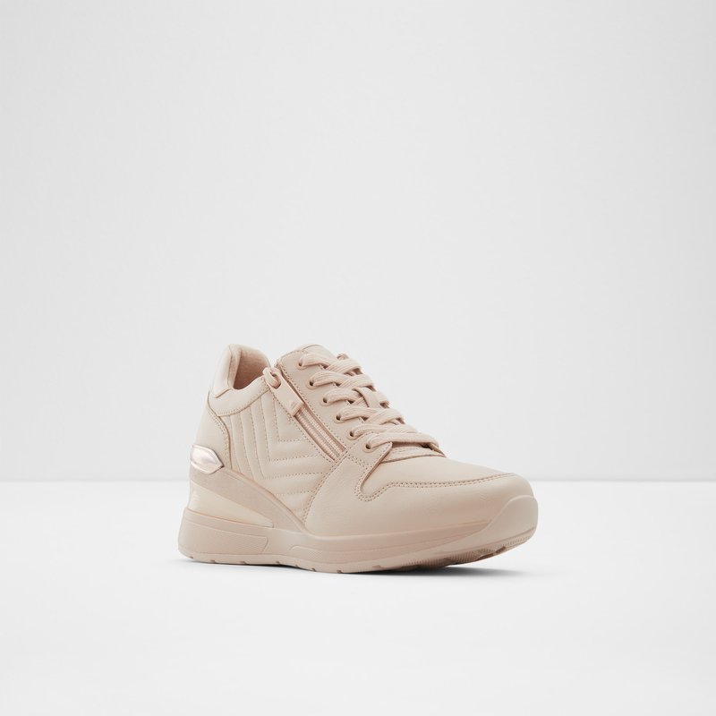 Baskets Aldo Adwiwia Wedge Femme Rose | SFTWMB-569