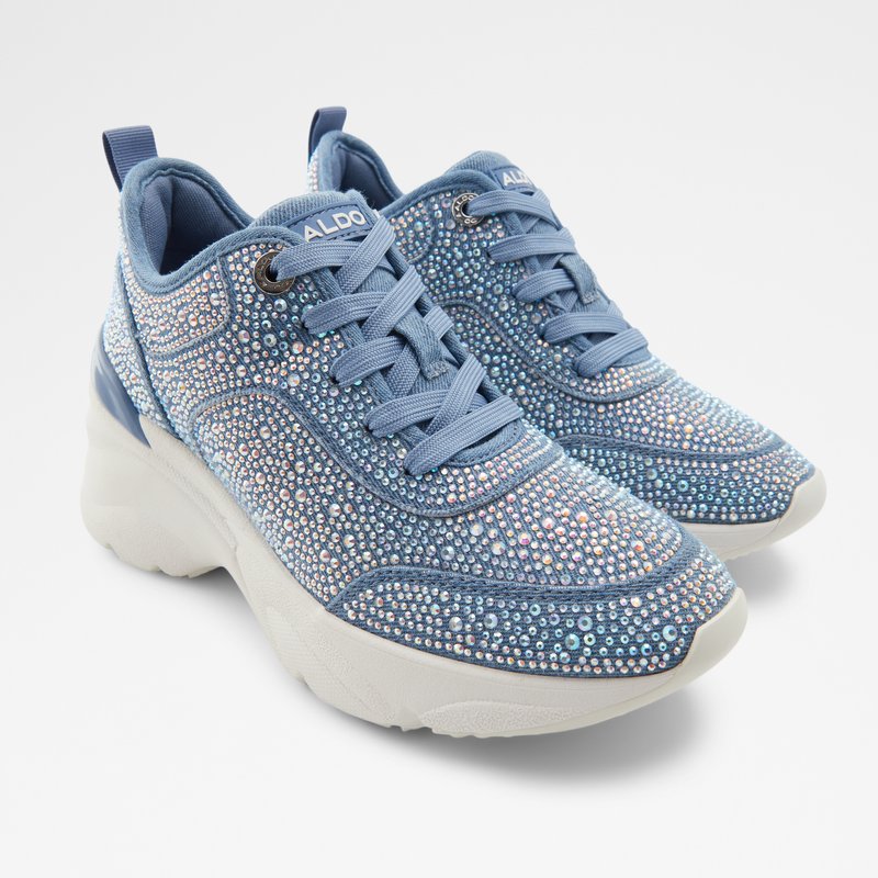 Baskets Aldo Aguileri Dentelle Up Femme Bleu | RXZHFU-320