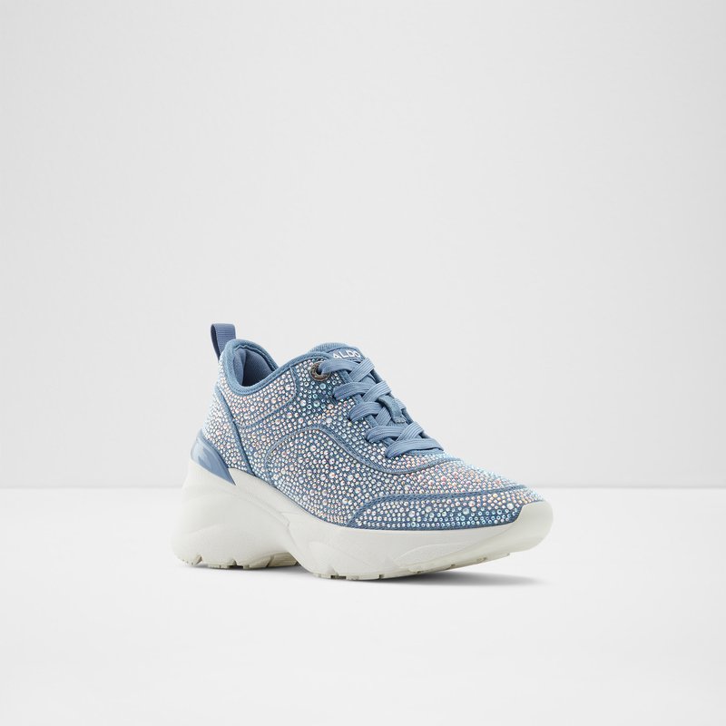 Baskets Aldo Aguileri Dentelle Up Femme Bleu | RXZHFU-320