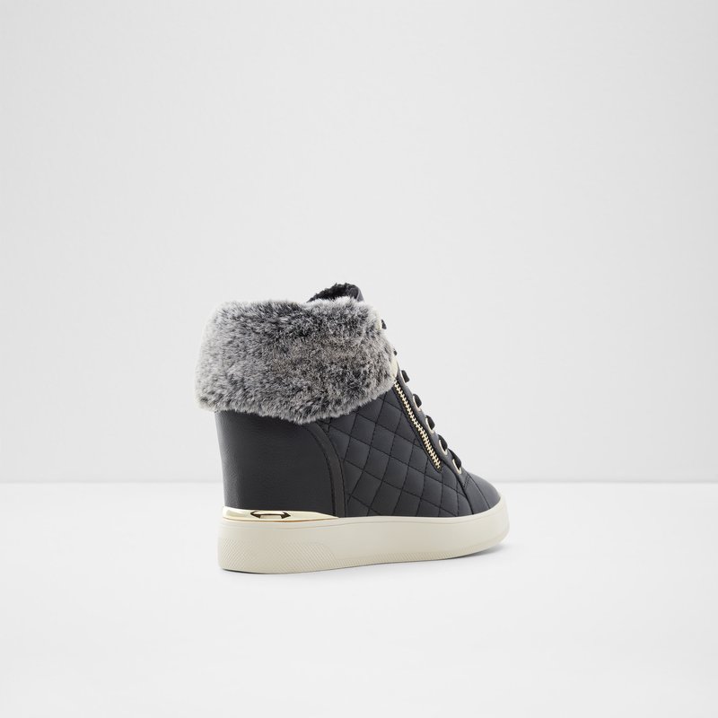 Baskets Aldo Ailanna Dentelle Up Femme Noir | VBGDLN-940