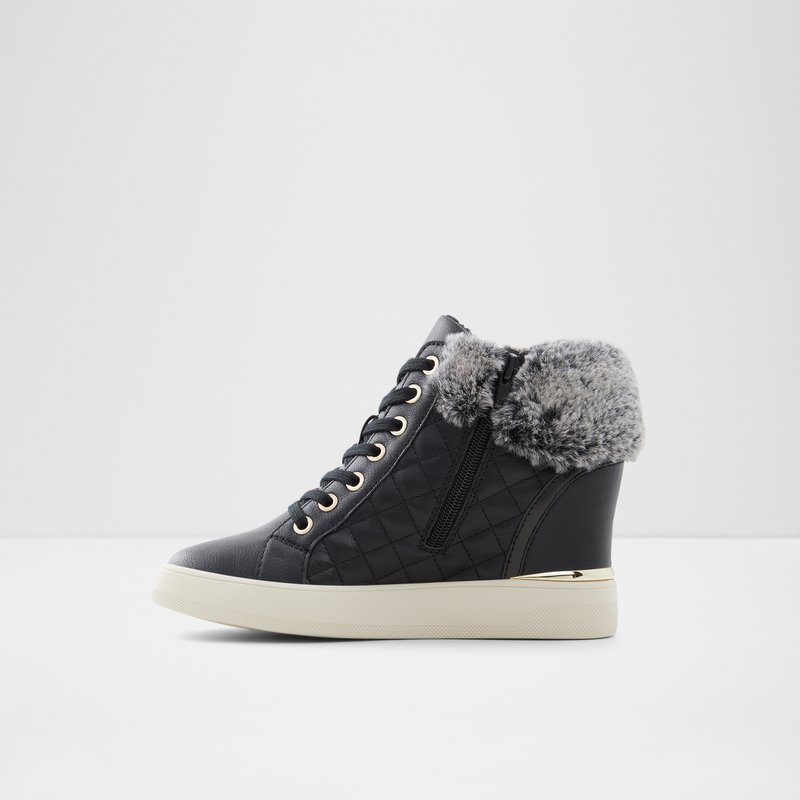 Baskets Aldo Ailanna Dentelle Up Femme Noir | VBGDLN-940