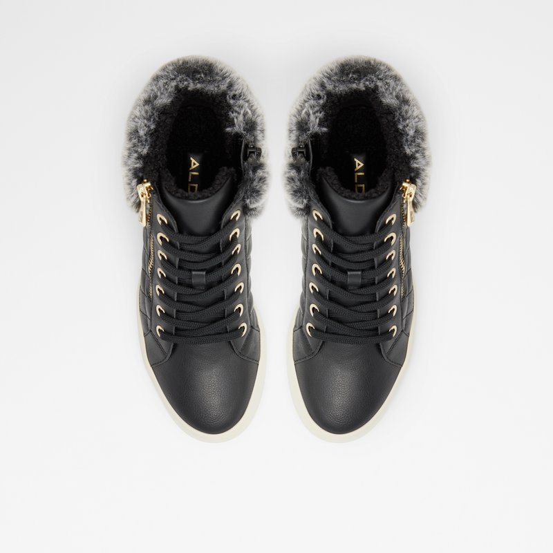 Baskets Aldo Ailanna Dentelle Up Femme Noir | VBGDLN-940