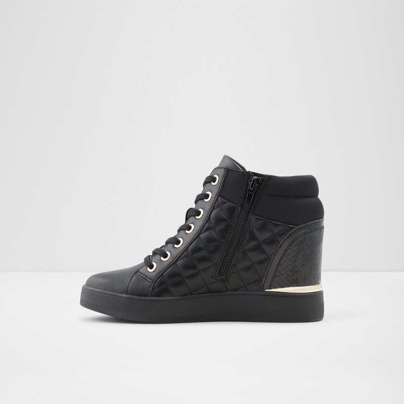 Baskets Aldo Ailanna Dentelle Up Femme Noir | XOABUL-823