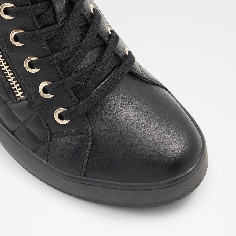Baskets Aldo Ailanna Dentelle Up Femme Noir | XOABUL-823