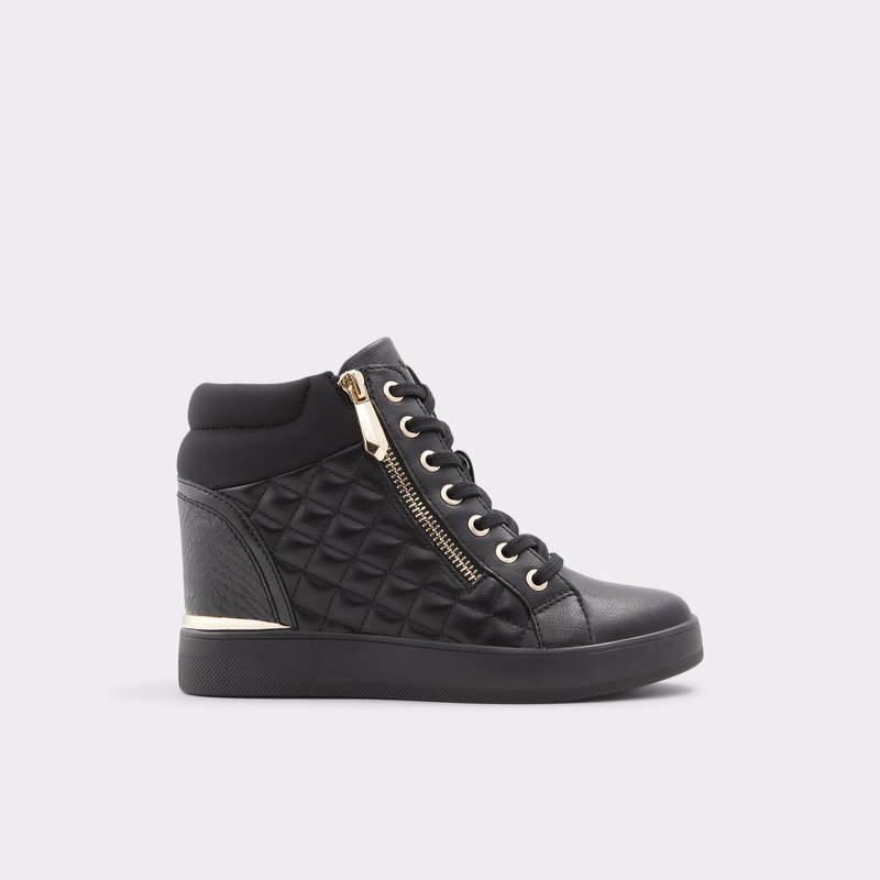 Baskets Aldo Ailanna Dentelle Up Femme Noir | XOABUL-823