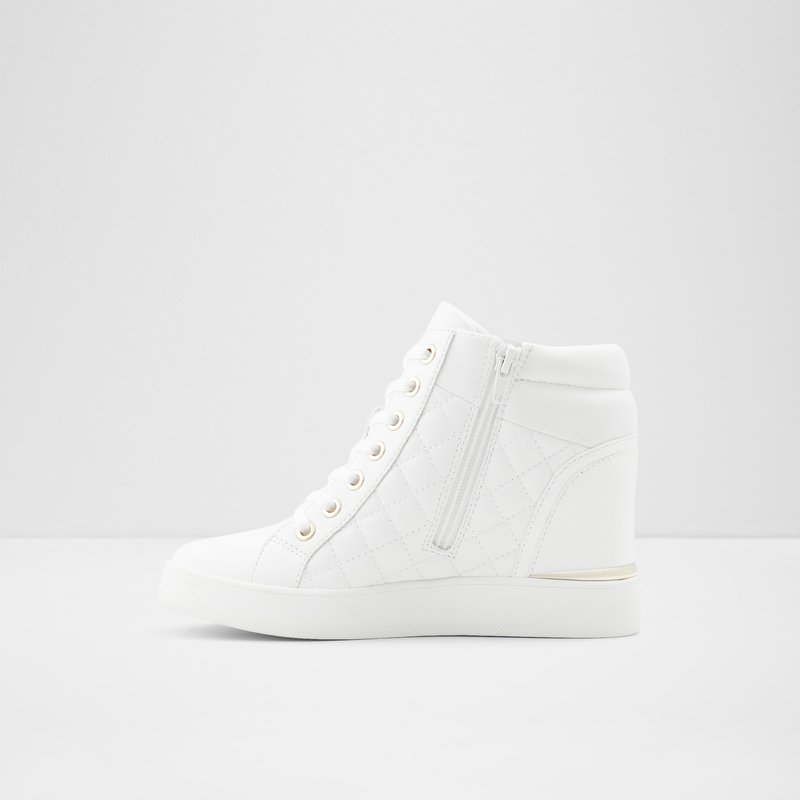 Baskets Aldo Ailanna Wedge Femme Blanche | SDNLEM-415
