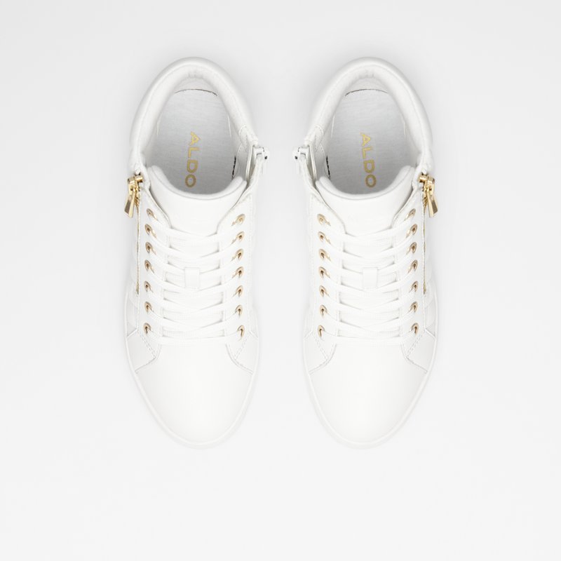 Baskets Aldo Ailanna Wedge Femme Blanche | SDNLEM-415