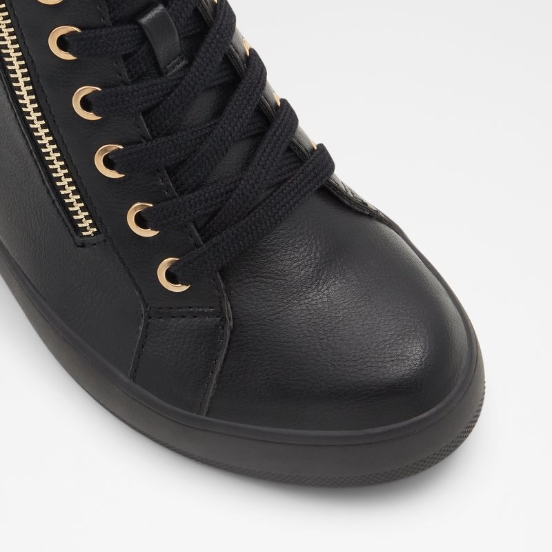 Baskets Aldo Aloivu Wedge Femme Noir | BVATND-615