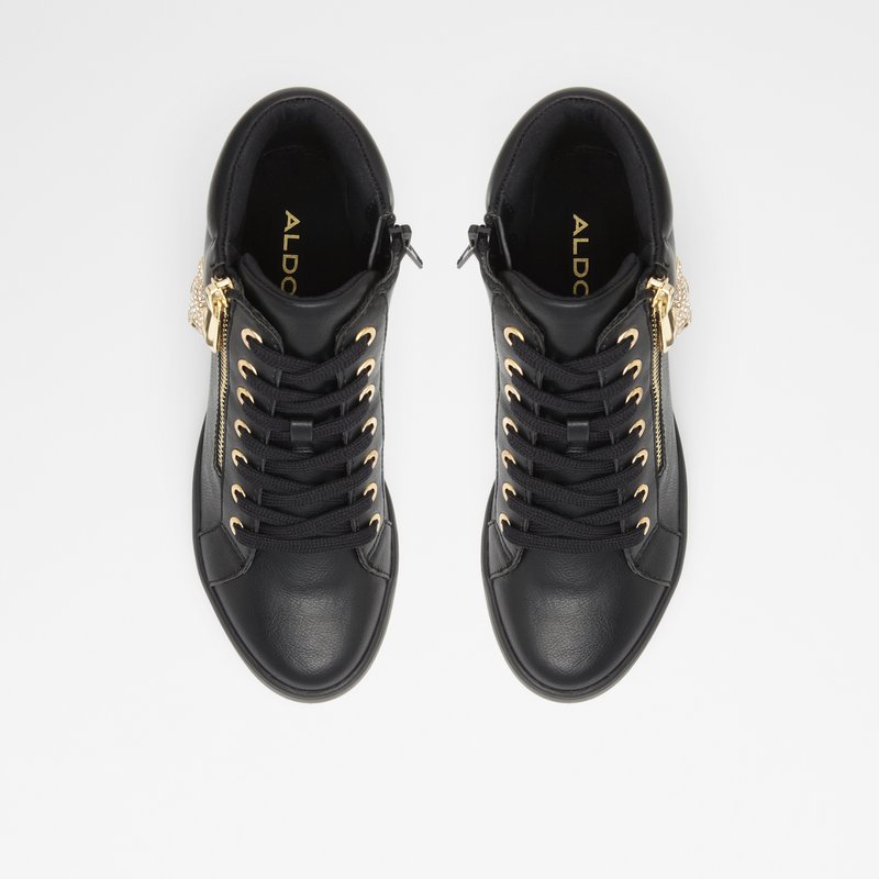 Baskets Aldo Aloivu Wedge Femme Noir | BVATND-615