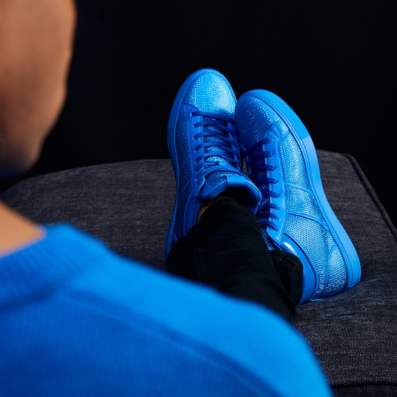 Baskets Aldo Balawen High Homme Bleu | AKMIYF-243