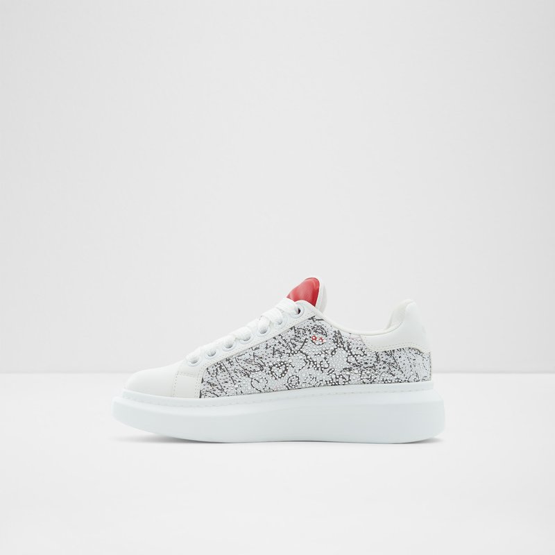 Baskets Aldo Bemine Dentelle Up Femme Blanche | HXOMUW-802