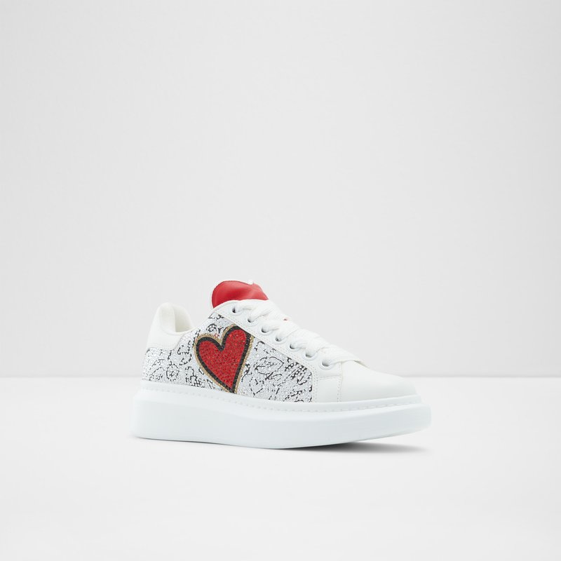 Baskets Aldo Bemine Dentelle Up Femme Blanche | HXOMUW-802