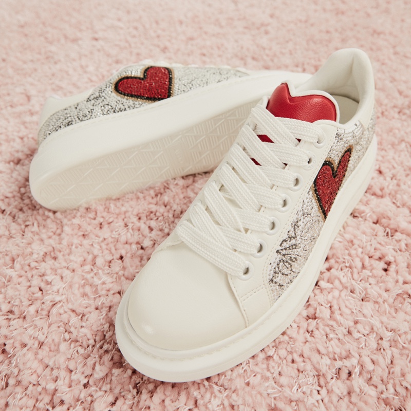 Baskets Aldo Bemine Dentelle Up Femme Blanche | HXOMUW-802