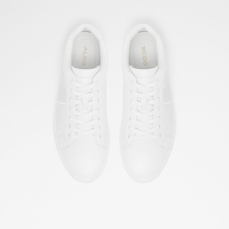 Baskets Aldo Blacktie Low Homme Blanche | AILJOM-175