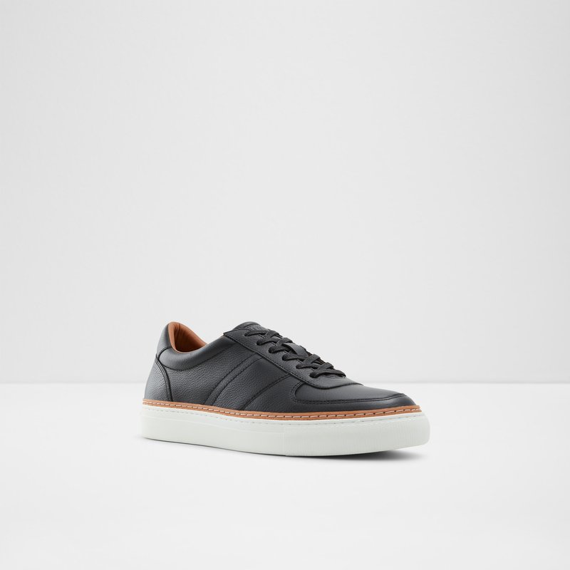 Baskets Aldo Checkers Low Homme Noir | KBCDZO-607