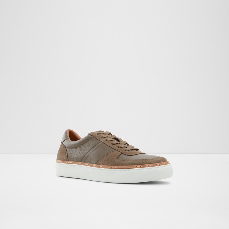 Baskets Aldo Checkers Low Homme Pewter | RWDOUC-432