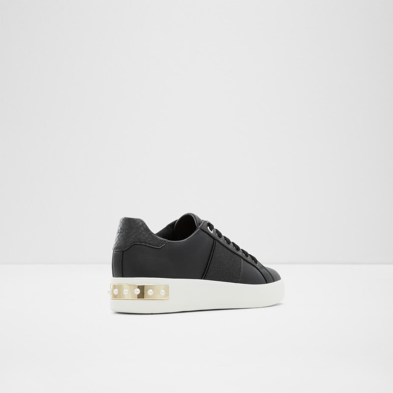 Baskets Aldo Ciela Dentelle Up Femme Noir | APLTZQ-741