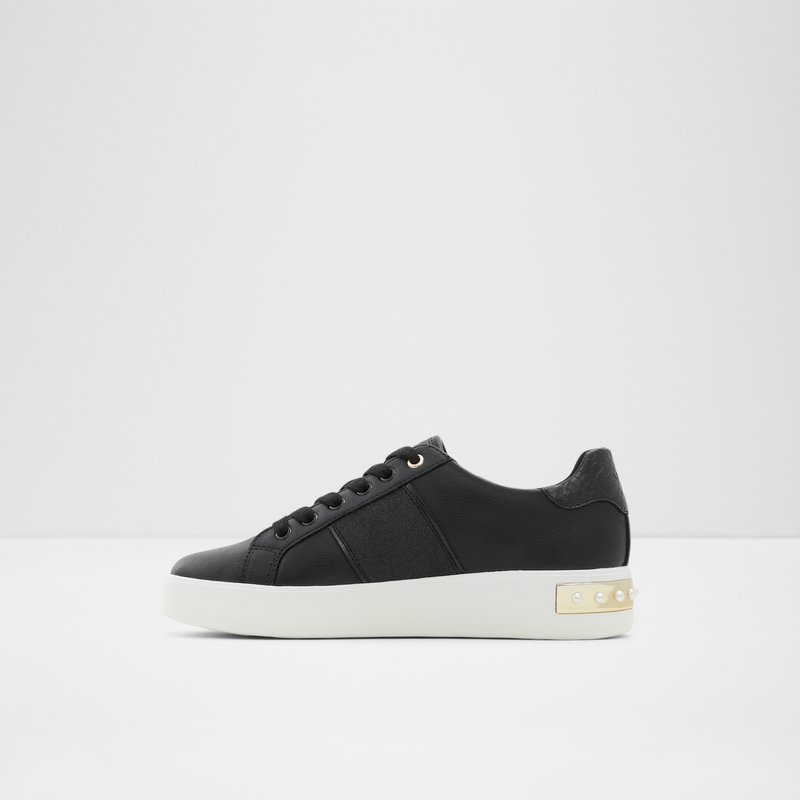 Baskets Aldo Ciela Dentelle Up Femme Noir | APLTZQ-741