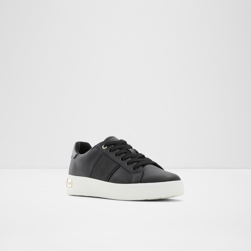 Baskets Aldo Ciela Dentelle Up Femme Noir | APLTZQ-741