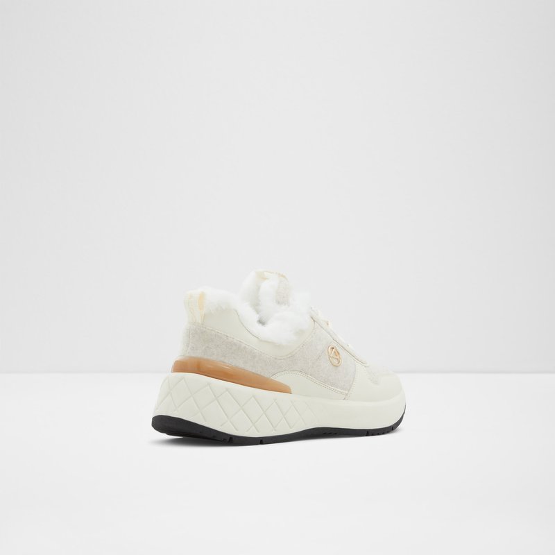 Baskets Aldo Citycozy Dentelle Up Femme Bone | VMFBRP-379