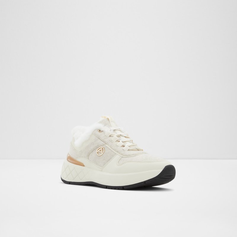 Baskets Aldo Citycozy Dentelle Up Femme Bone | VMFBRP-379