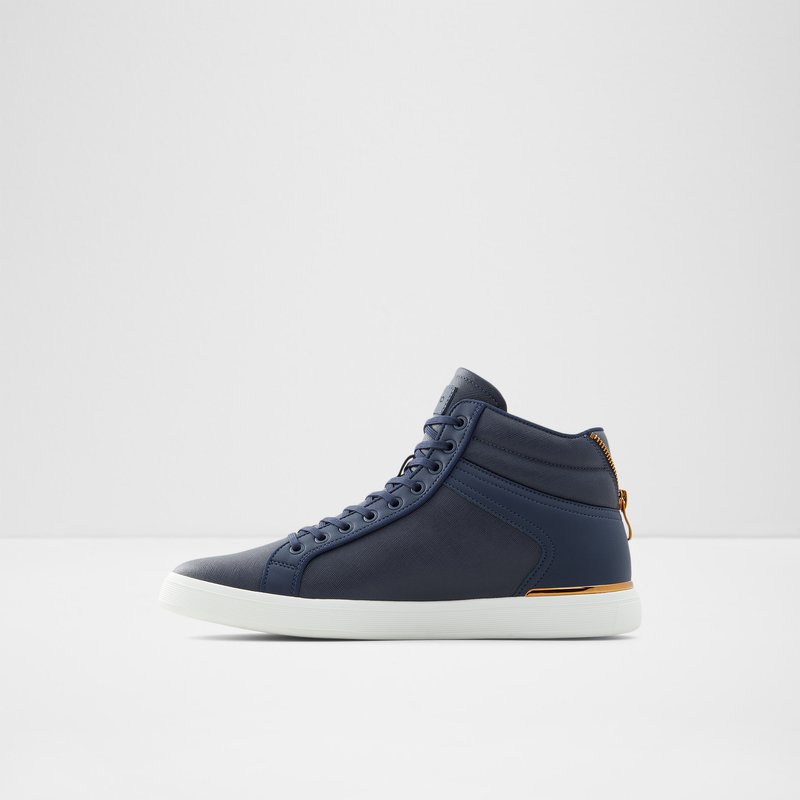 Baskets Aldo Deruulo High Homme Bleu Marine | SXTJDW-816