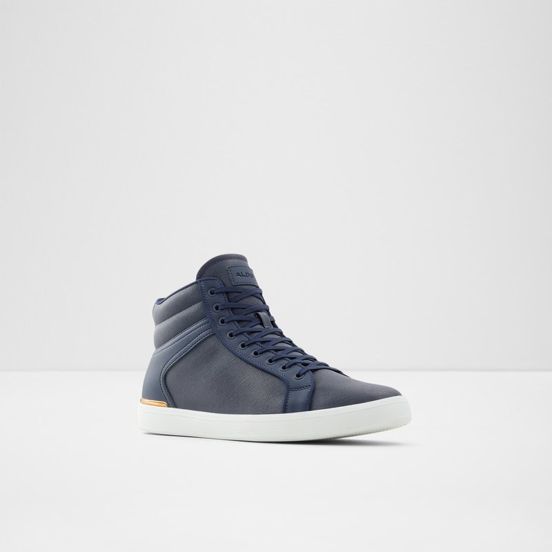 Baskets Aldo Deruulo High Homme Bleu Marine | SXTJDW-816