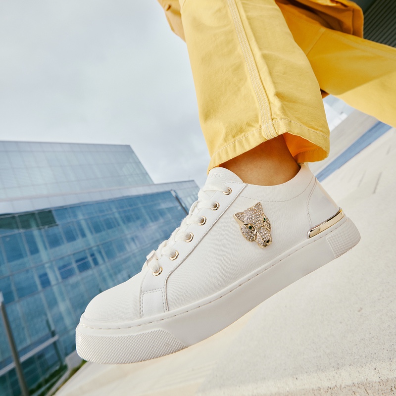 Baskets Aldo Frayldan Low Femme Blanche | ZKIMHV-190